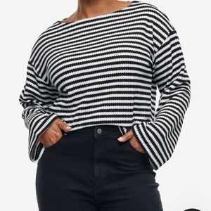 H&M Boat neck‎ Boxy Sweater XL